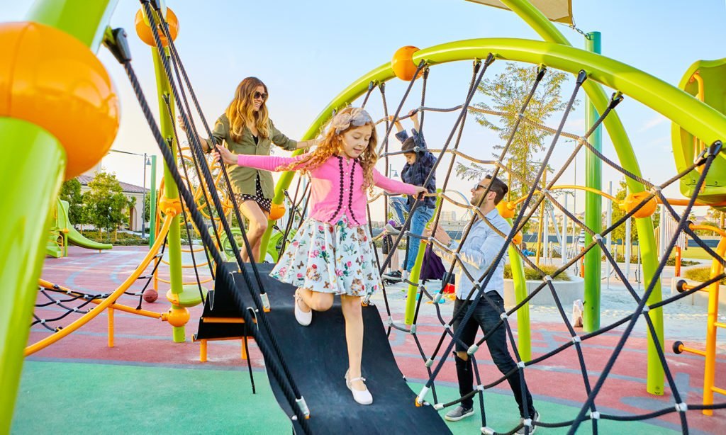 Children enjoying outdoor play near Irvine